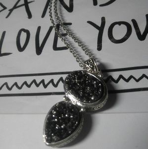 Pyrite Druzy Necklace